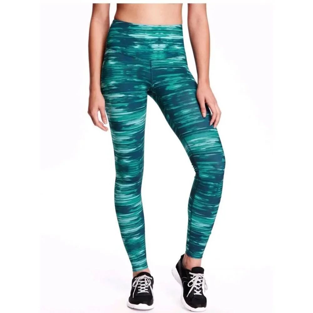 Old Navy high rise compression. Legging teal women's size L